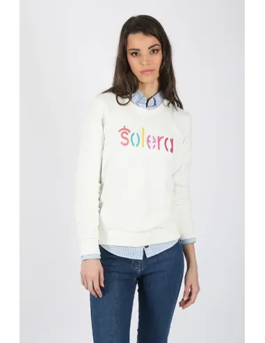 SUDADERA BLANCA SOLERA