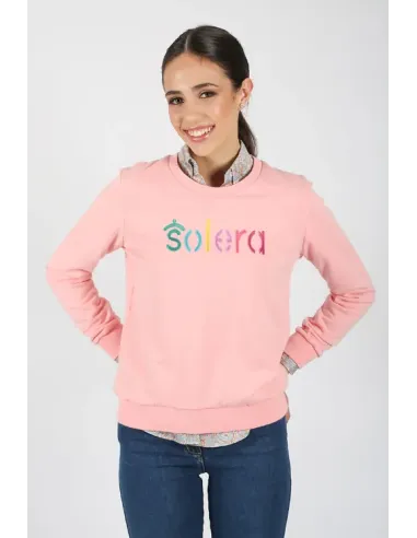 SUDADERA SOLERA CORAL MUJER