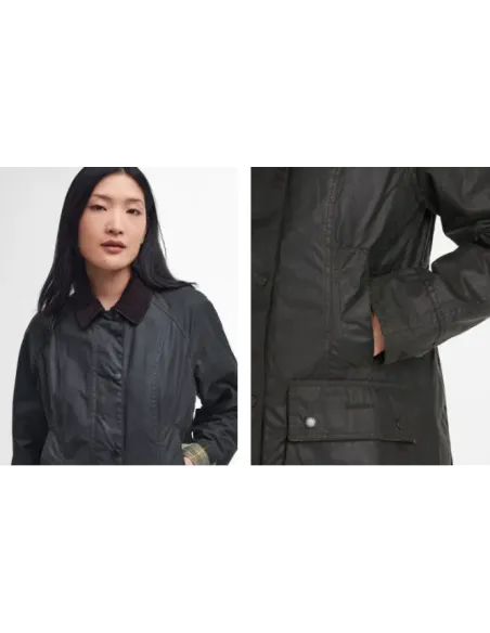 CHAQUETA ENCERADA BEADNELL BARBOUR MUJER