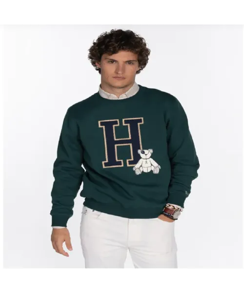 SUDADERA HARVARD VERDE HARPER&NEYER