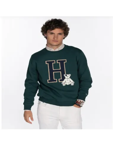 SUDADERA HARVARD VERDE HARPER&NEYER