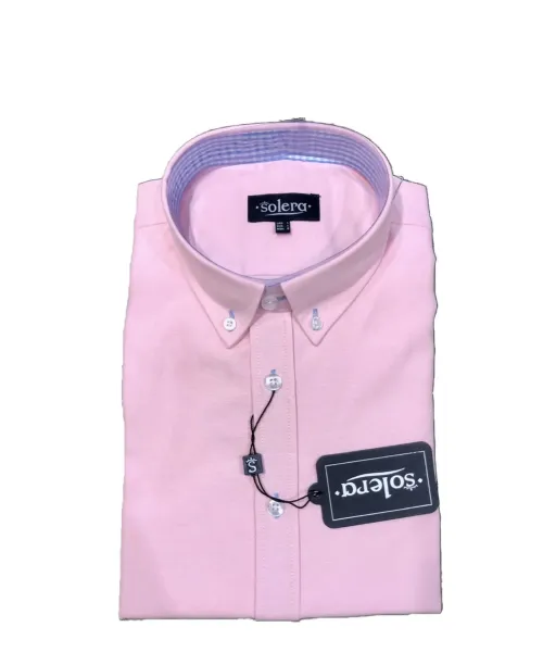 CAMISA ROSA OXFORD SOLERA HOMBRE