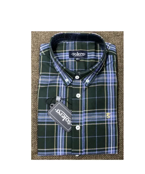 CAMISA TARTAN VERDE SOLERA HOMBRE