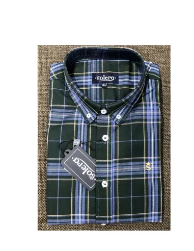 CAMISA TARTAN VERDE SOLERA HOMBRE