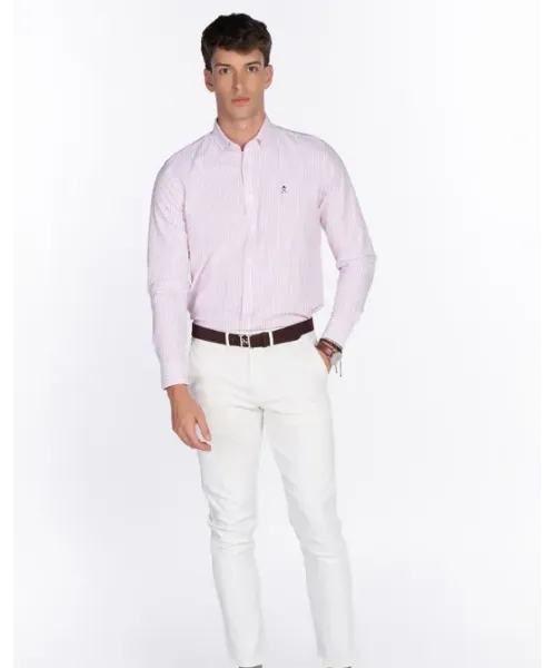 CAMISA NORTH SEA RAYAS ROSA HARPER&NEYER