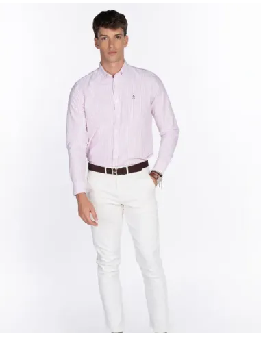 CAMISA NORTH SEA RAYAS ROSA HARPER&NEYER