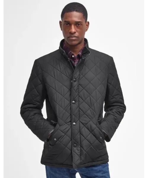 HUSKY ACOLCHADO NEGRO POWELL QUILT BARBOUR