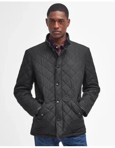 HUSKY ACOLCHADO NEGRO POWELL QUILT BARBOUR