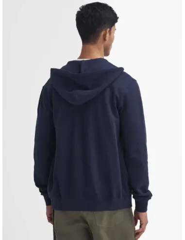 SUDADERA BECKHILL CON CAPUCHA AZUL BARBOUR