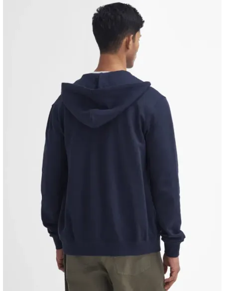 SUDADERA BECKHILL CON CAPUCHA AZUL BARBOUR