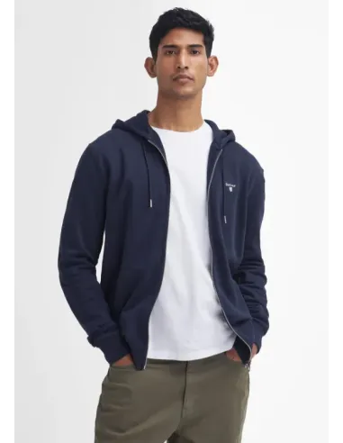 SUDADERA BECKHILL CON CAPUCHA AZUL BARBOUR