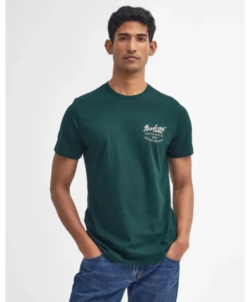 CAMISETA SCRIPT VERDE BARBOUR