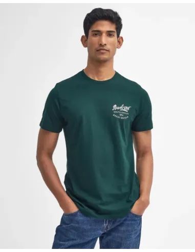 CAMISETA SCRIPT VERDE BARBOUR