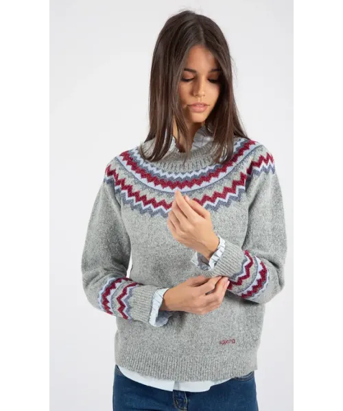 JERSEY GRIS GRECAS SOLERA MUJER