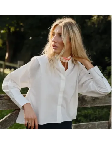 CAMISA CROP BLANCA INDI&COLD