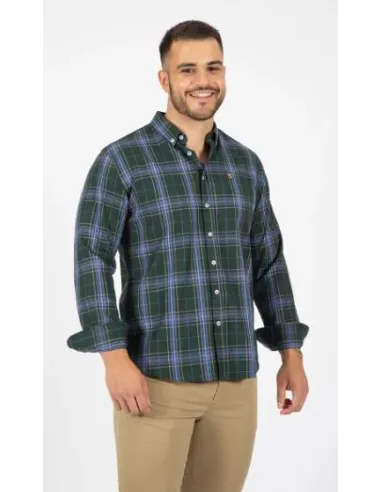 CAMISA TARTAN VERDE SOLERA HOMBRE