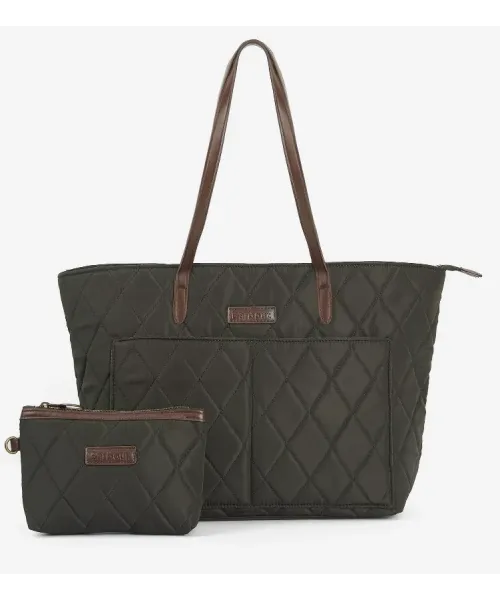 BOLSO ACOLCHADO TOTE BAG MARRON BARBOUR