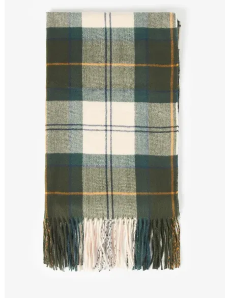 BUFANDA HAILES TARTAN KAKI BARBOUR