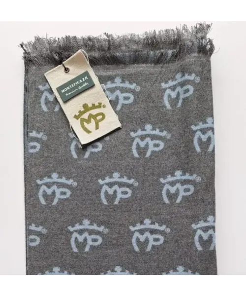 FOULARD GRIS CELESTE MONTEPICAZA