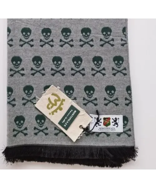 FOULARD GRIS VERDE MONTEPICAZA