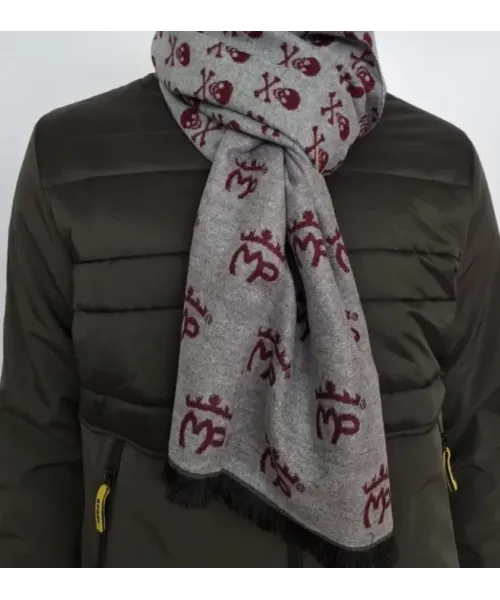 FOULARD GRIS GRANATE MONTEPICAZA