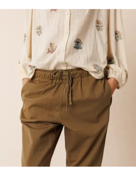 PANTALON JOGGER KAKI INDI&COLD