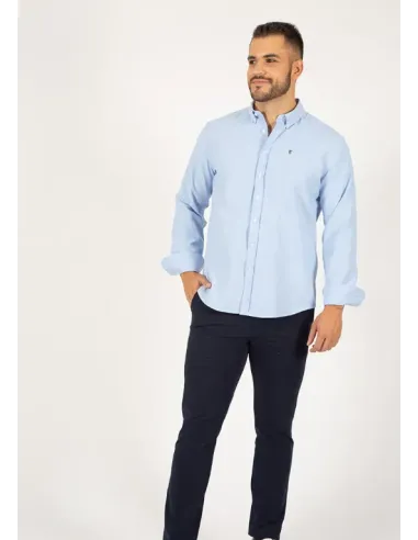 CAMISA OXFORD CELESTE LISA SOLERA