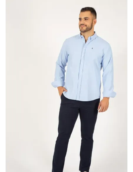 CAMISA OXFORD CELESTE LISA SOLERA