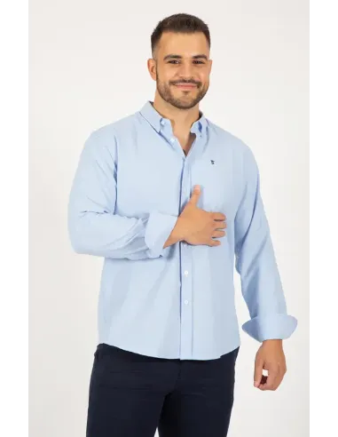 CAMISA OXFORD CELESTE LISA SOLERA