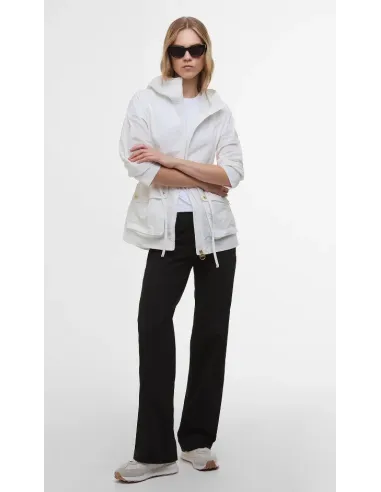 PARKA BLANCA PIPPER BARBOUR INTERNACIONAL