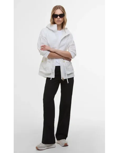 PARKA BLANCA PIPPER BARBOUR INTERNACIONAL