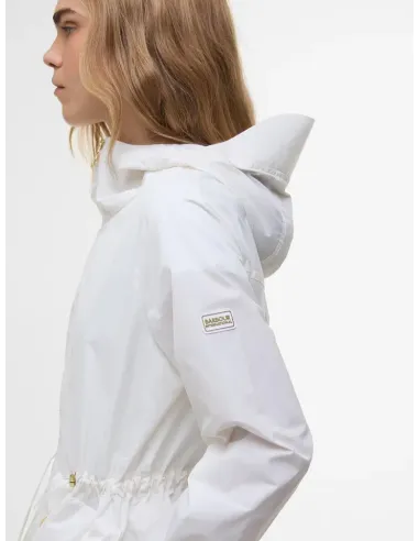 PARKA BLANCA PIPPER BARBOUR INTERNACIONAL