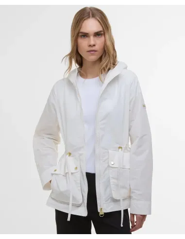 PARKA BLANCA PIPPER BARBOUR INTERNACIONAL