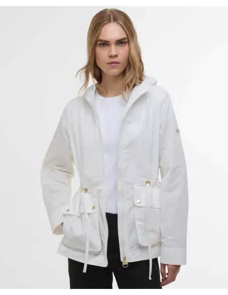 PARKA BLANCA PIPPER BARBOUR INTERNACIONAL