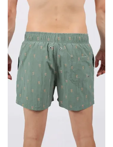 BAÑADOR KAKI LOGOS SOLERA HOMBRE