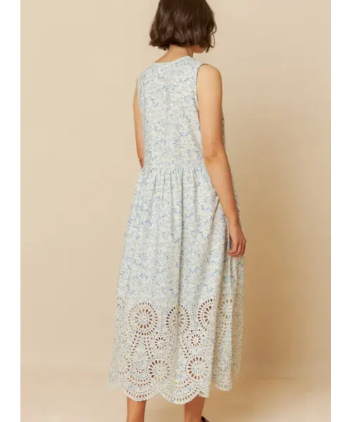 VESTIDO POPELIN BORDADO INDI&COLD 2