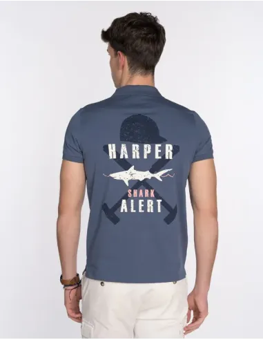 POLO SHARK AZUL HARPER&NEYER