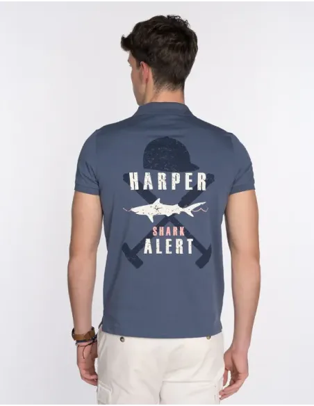 POLO SHARK AZUL HARPER&NEYER
