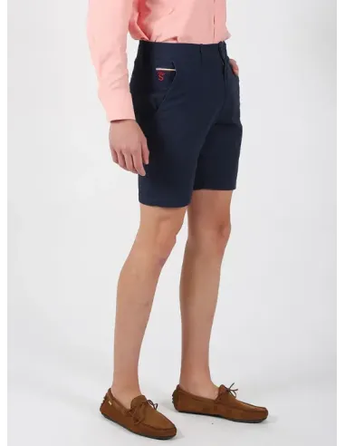 BERMUDA AZUL MARINO SOLERA HOMBRE