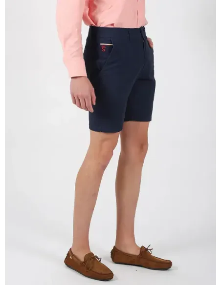 BERMUDA AZUL MARINO SOLERA HOMBRE