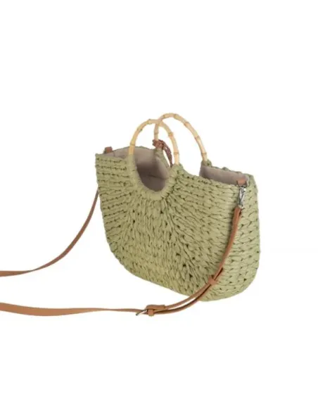 BOLSOS ASAS BAMBU VERDE KAKI KBAS