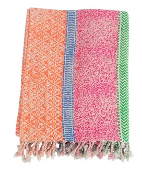 TOALLA ETNICA NARANJA KBAS