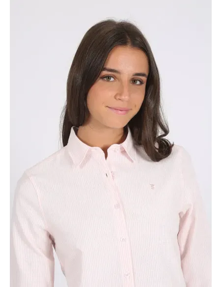 CAMISA MIL RAYAS ROSA  SOLERA MUJER