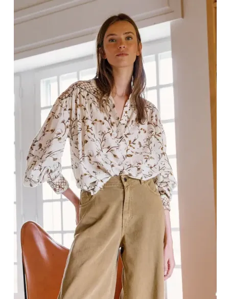 CAMISA SMOKE MARRON INDI&COLD