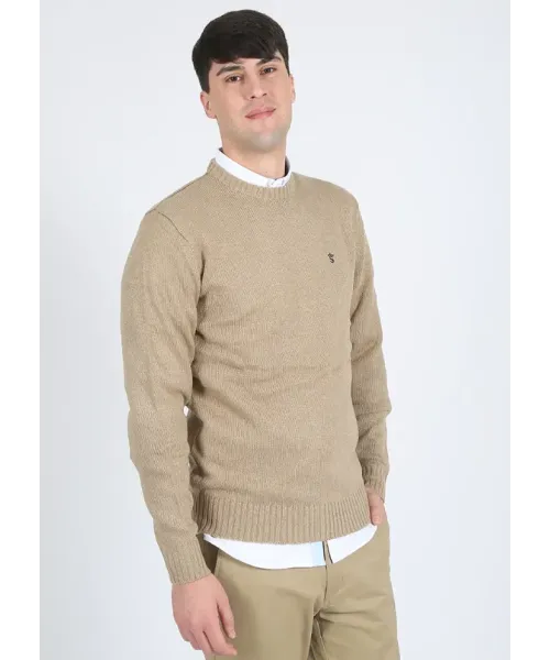 JERSEY CUELLO REDONDO TOSTADO SOLERA HOMBRE