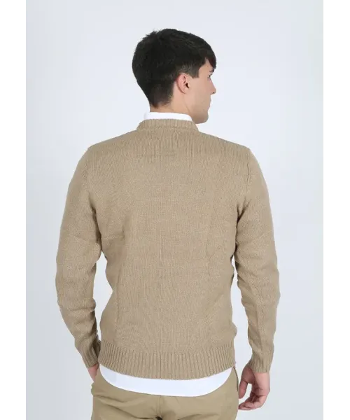 JERSEY CUELLO REDONDO TOSTADO SOLERA HOMBRE 2