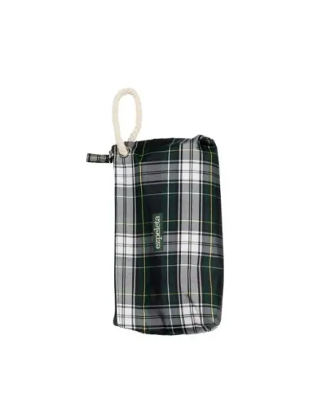 PARAGUAS PLEGABLE TARTAN VERDE EZPELETA