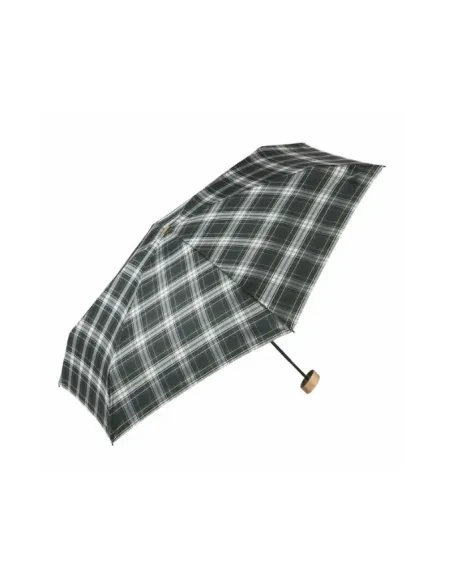 PARAGUAS PLEGABLE TARTAN VERDE EZPELETA