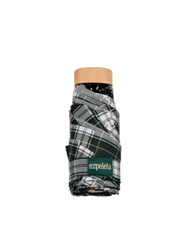 PARAGUAS PLEGABLE TARTAN VERDE EZPELETA
