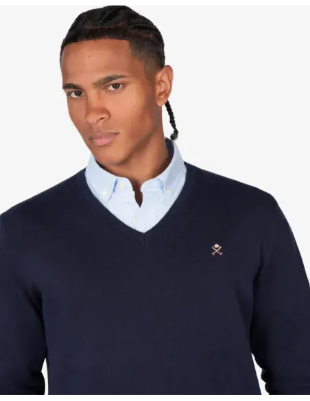 JERSEY CUELLO PICO AZUL HARPER&NEYER